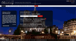 Desktop Screenshot of beaubourg-paris-hotel.com