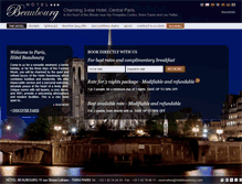 Tablet Screenshot of beaubourg-paris-hotel.com